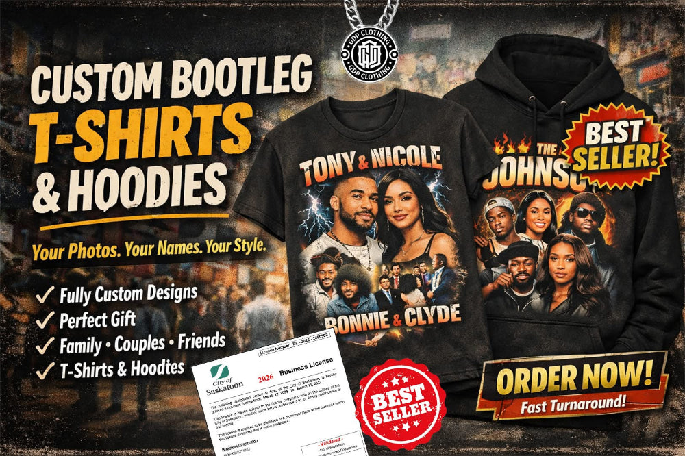 Custom Bootleg T-shirt & Hoodies