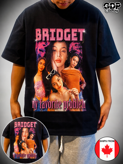 Custom bootleg photo shirt black
