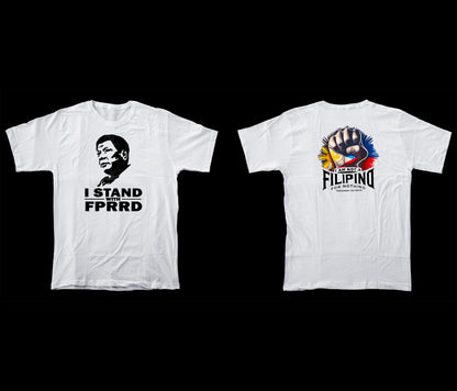 I Stand with FPRRD Front Back Unisex T-shirt