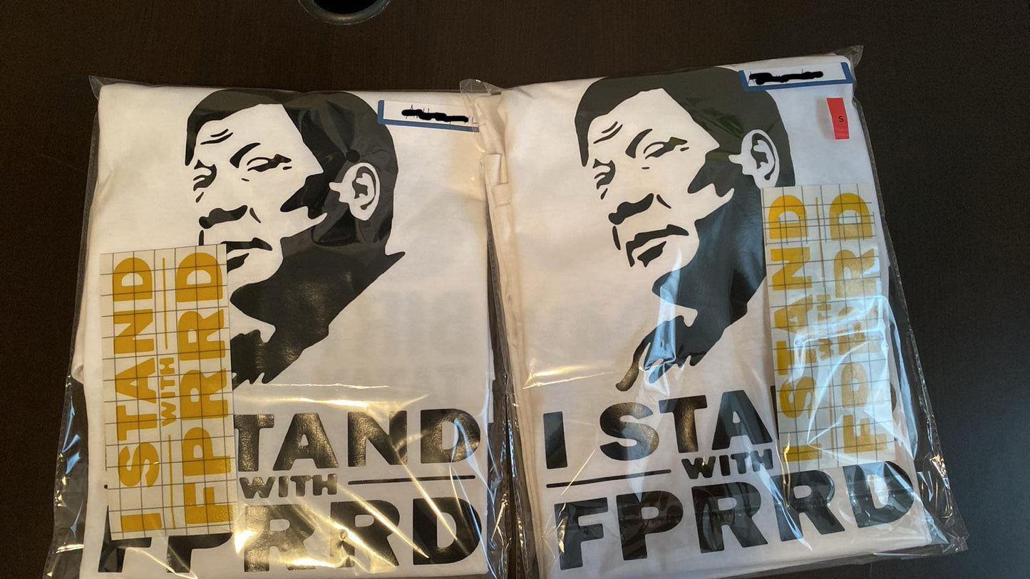I Stand with FPRRD Front Back Unisex T-shirt