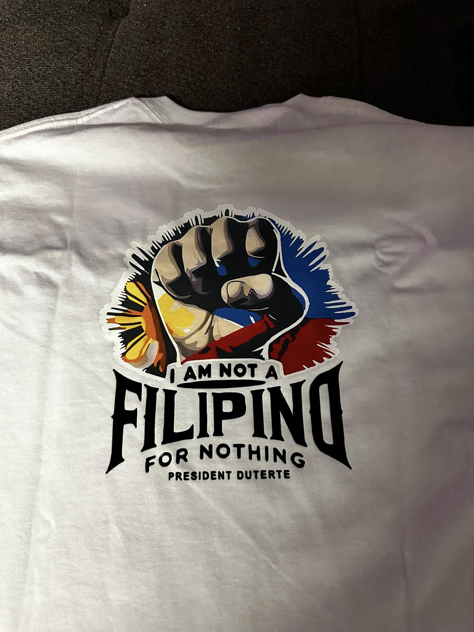 I am nota Filipino for nothing
